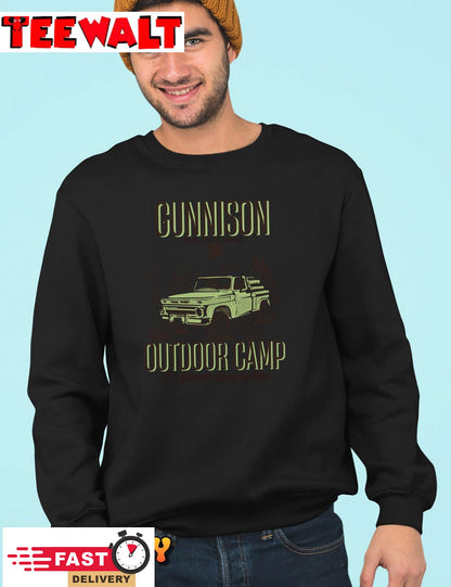 Gunnison National Forest Colorado Summer Outdoor Camp T-Shirt