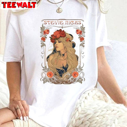 Stevie Nicks 2024 Tour Short Sleeve , Limited Stevie Nicks Shirt Long Sleeve