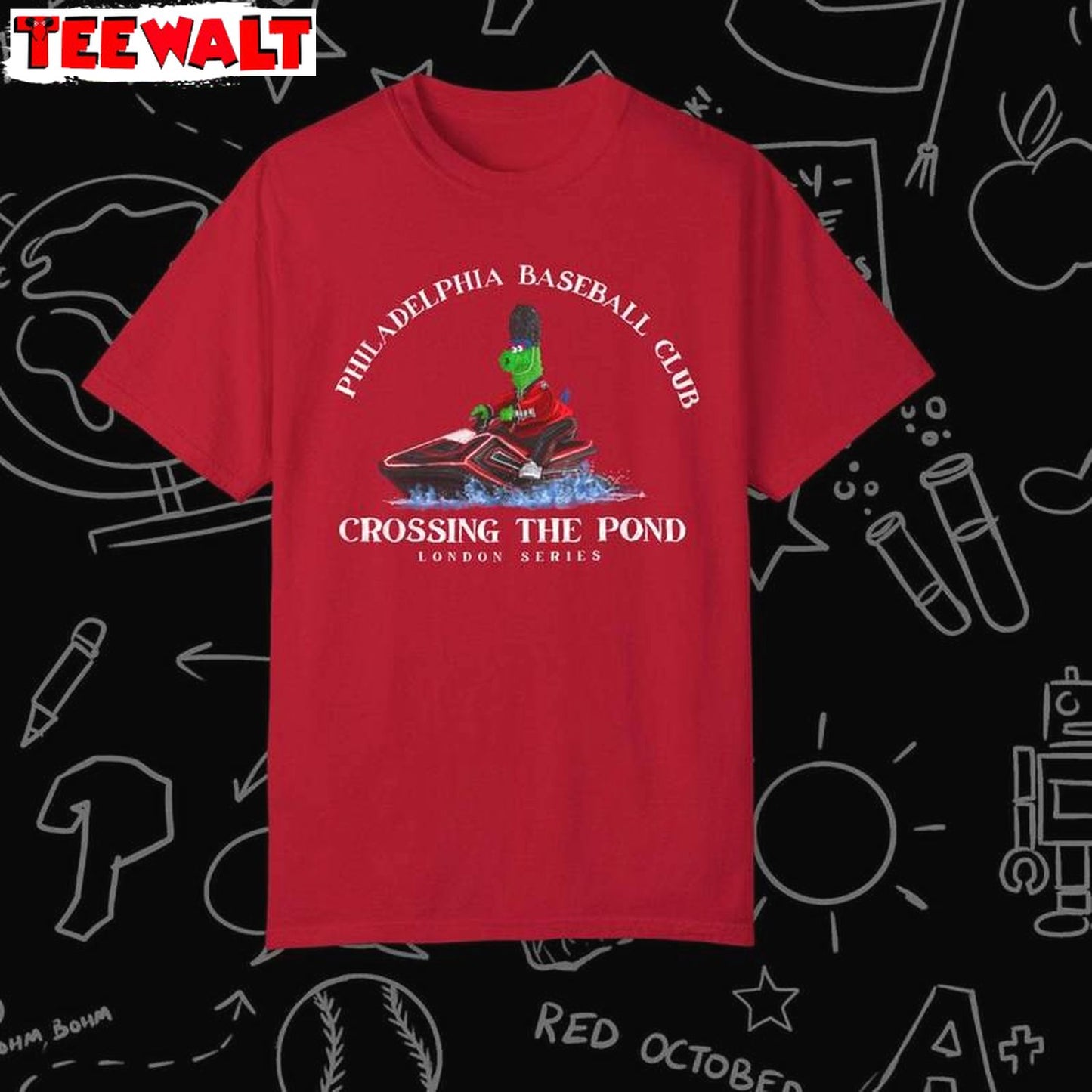 Crossing The Pond Comfort Colors Sweatshirt , Philadelphia Basketball Club Crewneck Tee Tops