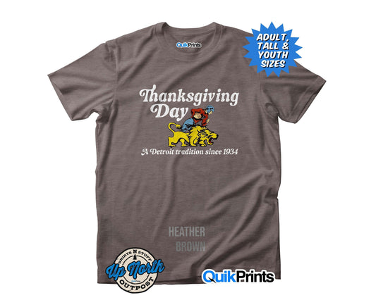 Thanksgiving Day Detroit Tradition T-Shirts