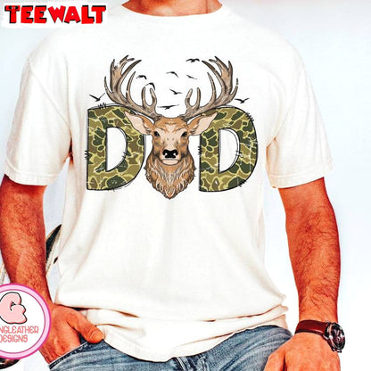 Groovy Hunter Dad Shirt, Awesome Deer Hunting Unisex T