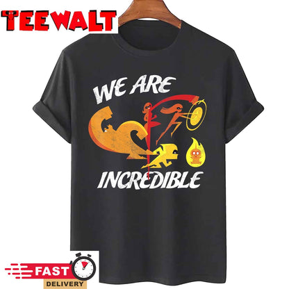 Disney Pixar Incredibles We Are Incredible Family T-Shirt