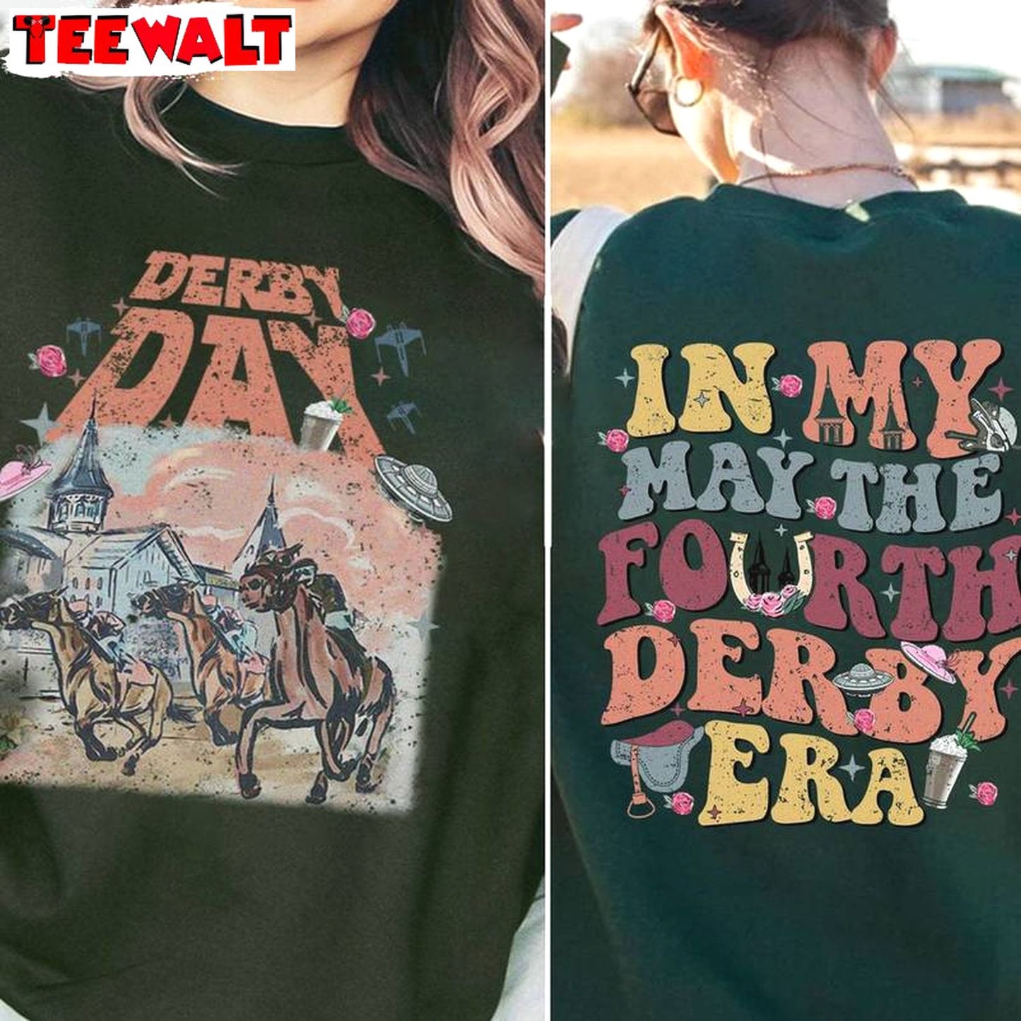 In My May The Fourth Derby Shirt, Kentucky Derby Horse Racing Tank Top