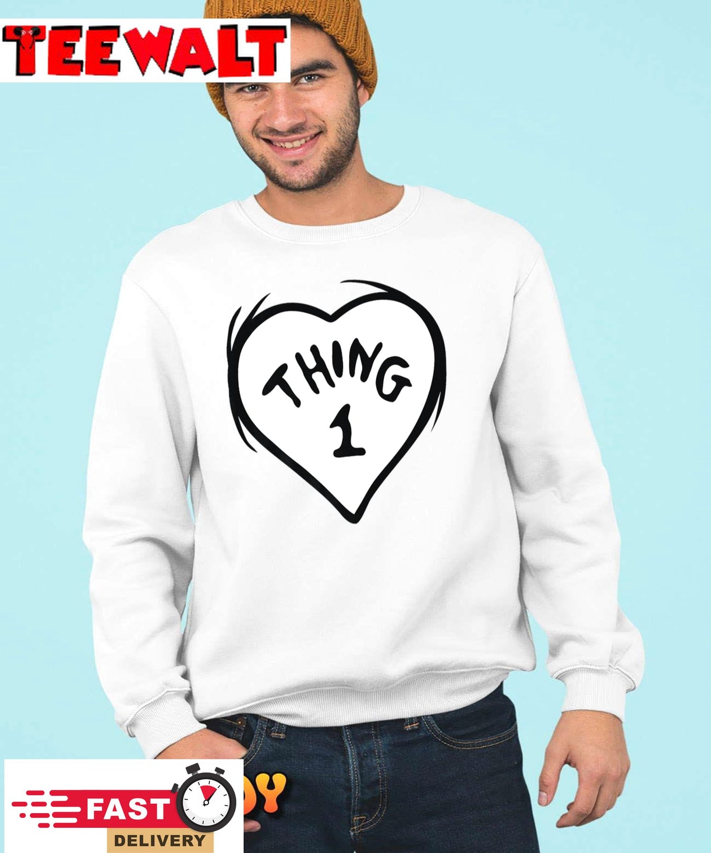 Thing 1 Heart Premium T-Shirt