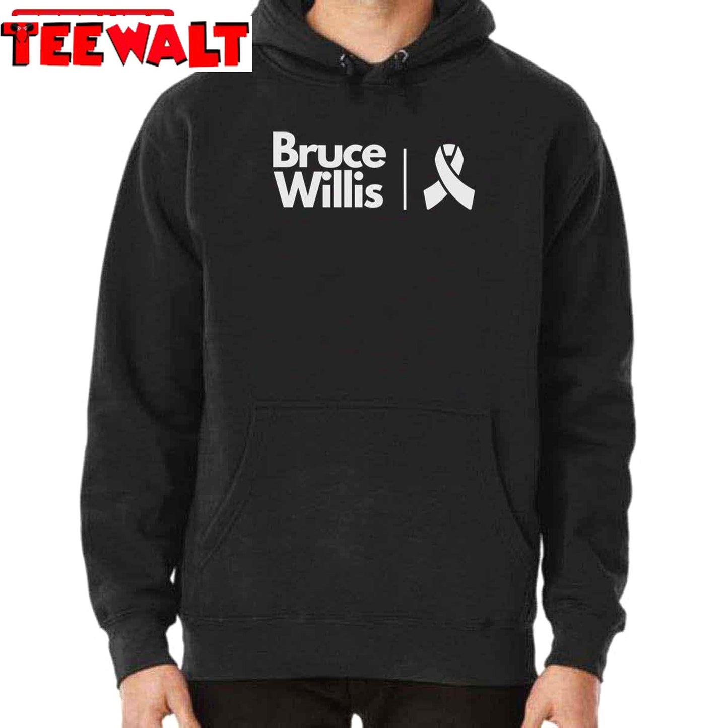 Bruce Willis With Aphasia Grey Ribbon Unisex T-Shirt