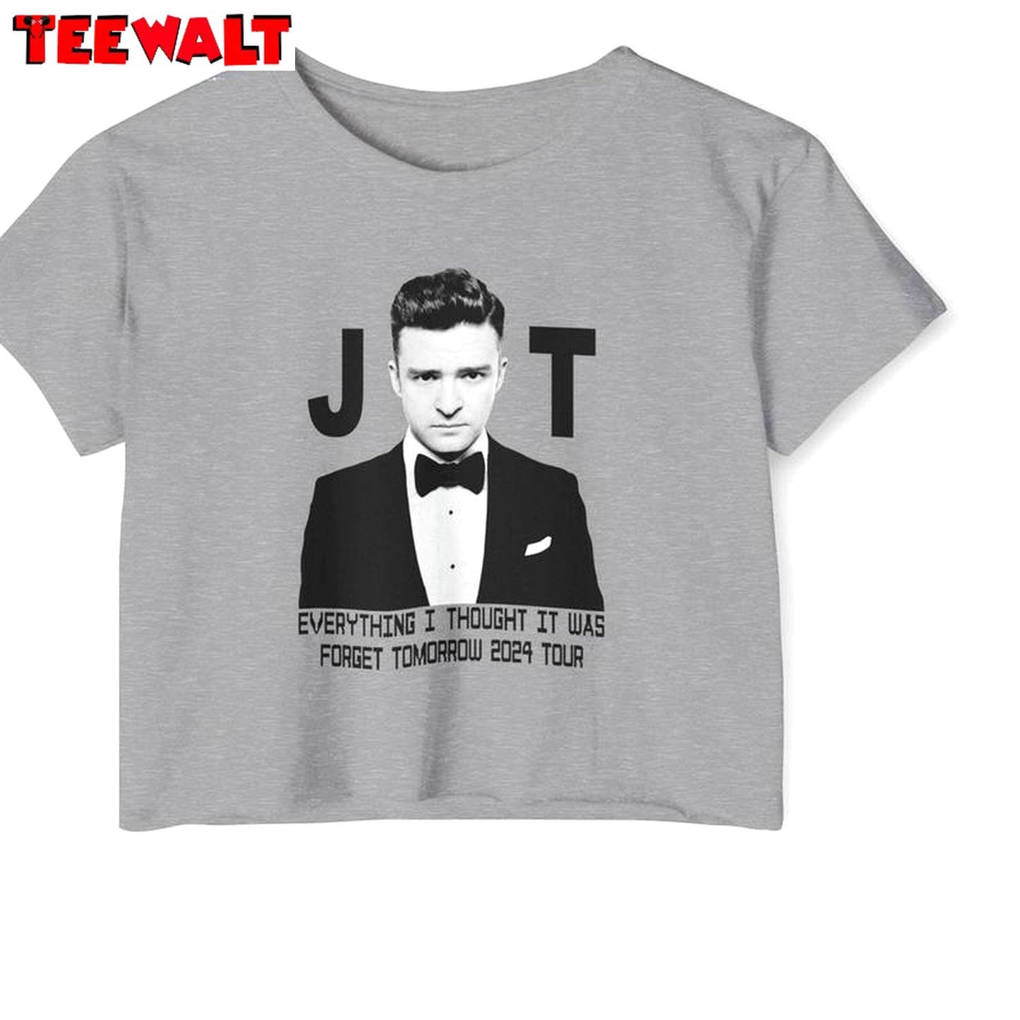 Cool Design Justin Timberlake Shirt, Trendy World Tour Crewneck Long Sleeve