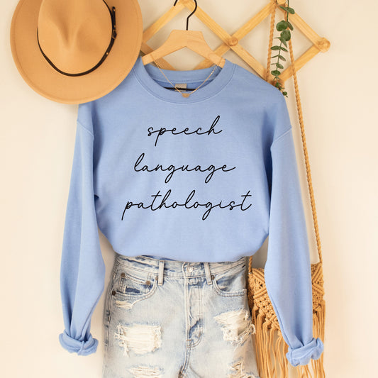 Speech Therapist Sweater, Slp Sweatshirt, Perfect Gift For Slps & Slpa