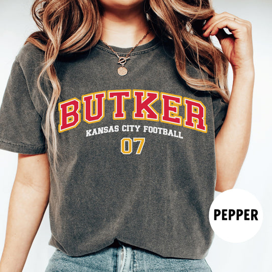 Harrison Butker Kansas City Chiefs Comfort Colors Football Shirt