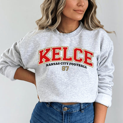 Travis Kelce Football Sweatshirt - Kansas City Football Shirt & Jersey