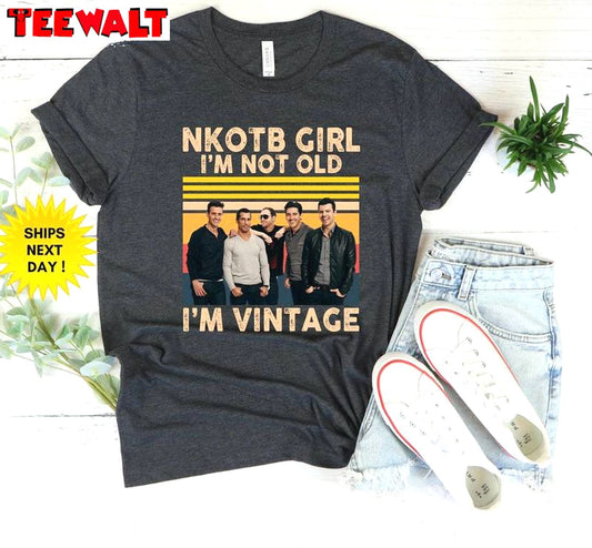 Unique Nkotb Concert Crewneck, Retro New Kids On The Block Shirt Unisex Hoodie