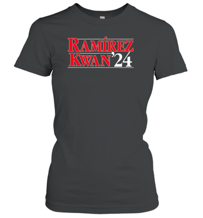 Jose Ramirez Steven Kwan Cleveland Guardians Ramirez And Kwan 24 T-Shirt