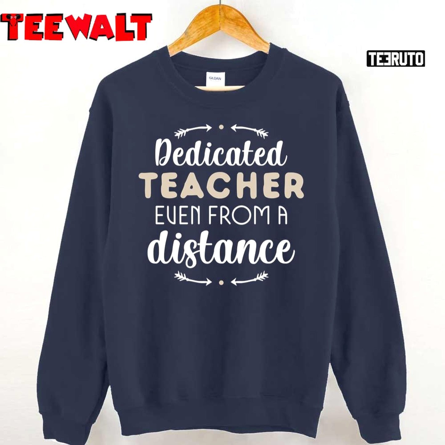 Dedicated Teacher Even From A Distance Funny Quarantine Quotes Unisex T-Shirt