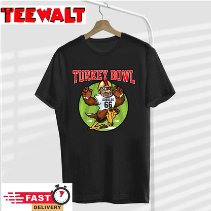 Turkey Bowl Thanksgiving  Funny Football Game Gift Pullover Hoodie