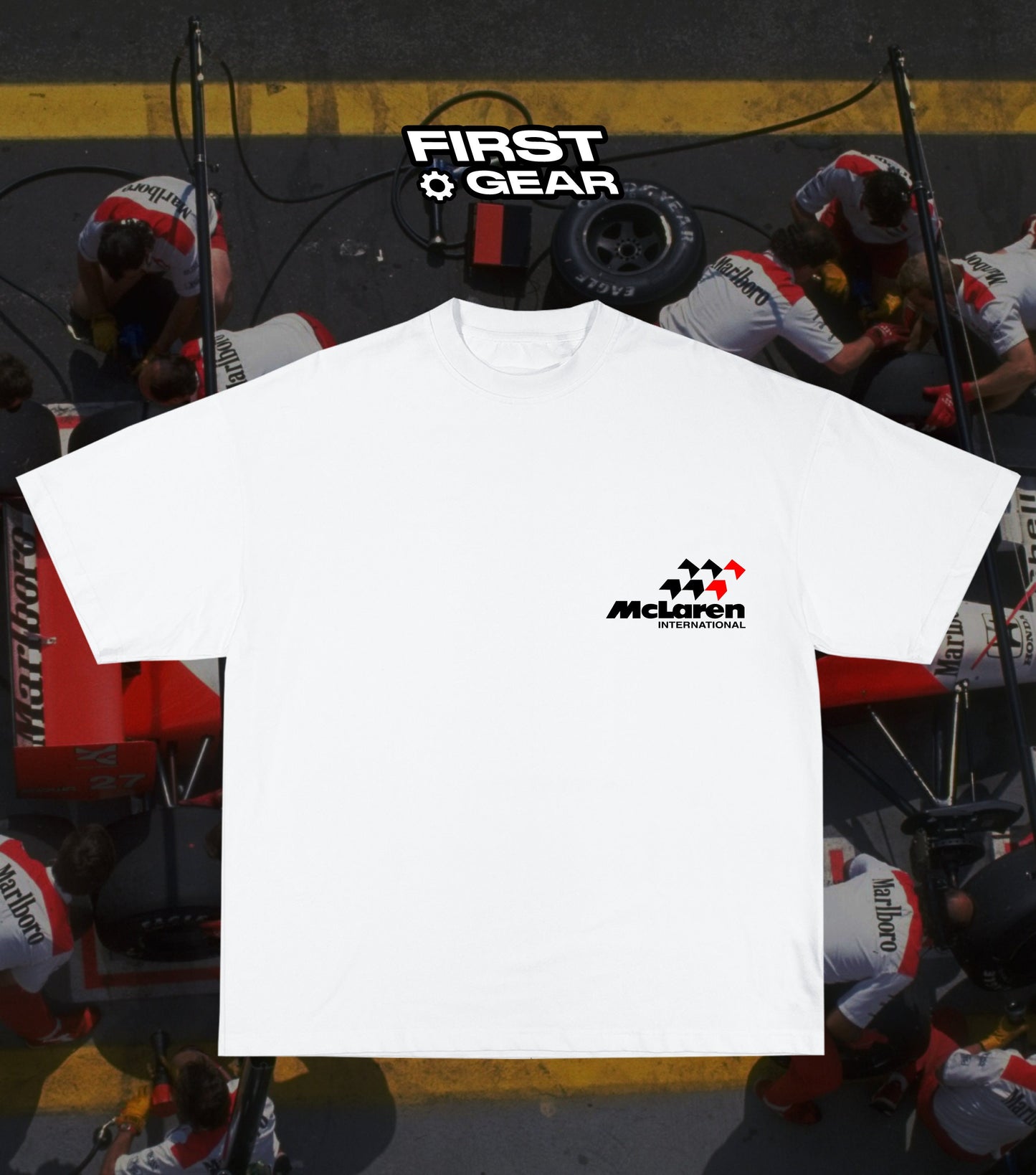 McLaren Mp4-4 Racing Tee For Car Enthusiasts