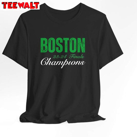 New Rare Celtics Championship Shirt, Must Have Jaylen Grown Crewneck Long Sleeve