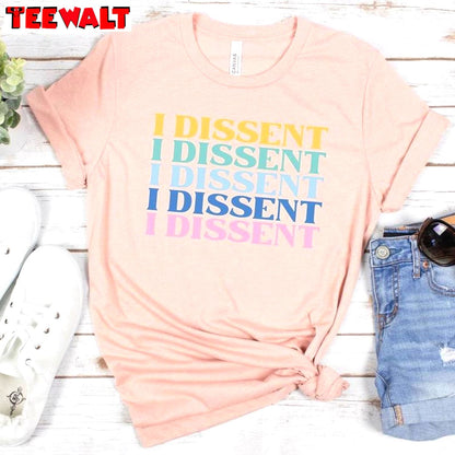 Cool Design I Dissent Shirt, New Rare When There Are Nine Long Sleeve Sweater