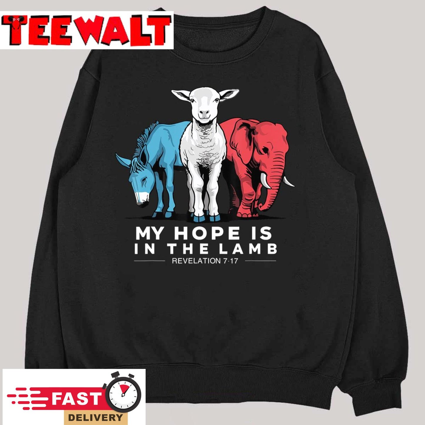 My Hope Is In The Lamb Christian God Jesus T-Shirt