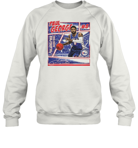 Paul George Philadelphia 76Ers Comic T-Shirt