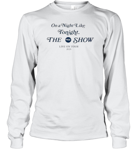 Niall Horan On A Night Like Tonight Cities Live On Tour 2024 T-Shirt