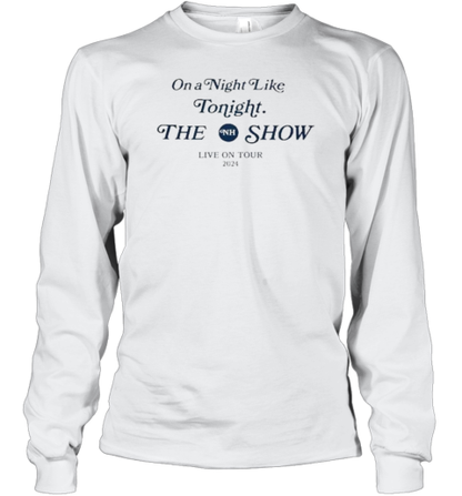 Niall Horan On A Night Like Tonight Cities Live On Tour 2024 T-Shirt