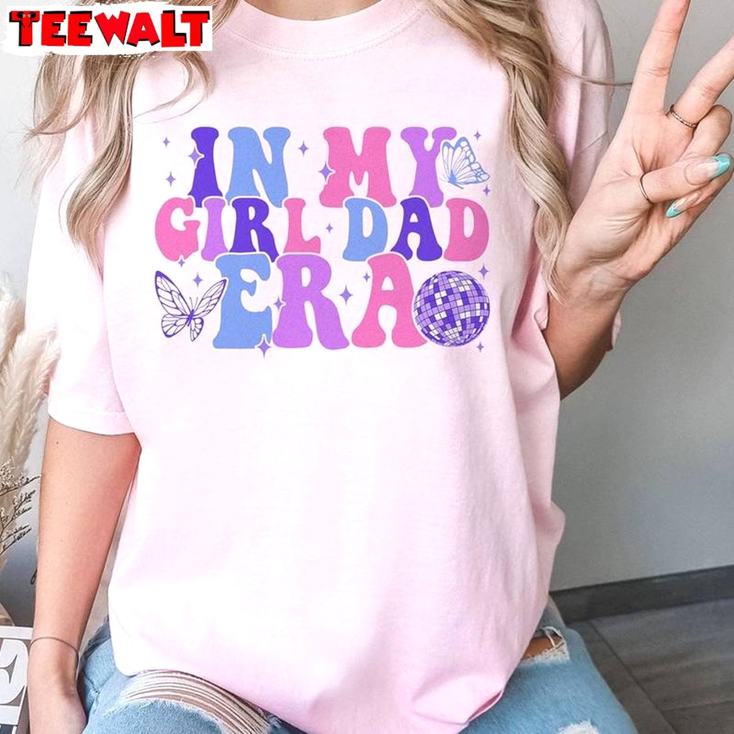 Groovy Girl Dad Shirt, Must Have Dads Club Crewneck Long Sleeve