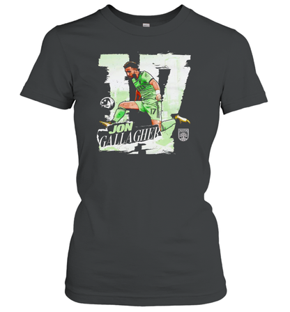 Jon Gallagher Austin FC MLS Rough Vintage T-Shirt