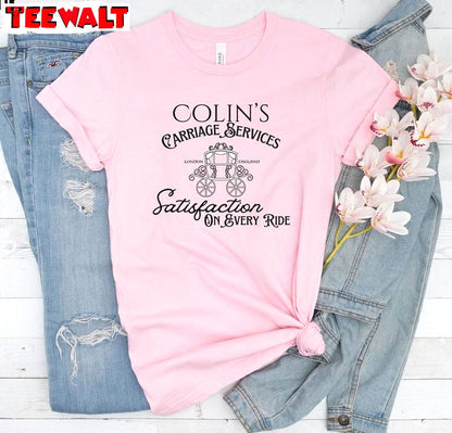 Colins Carriage Short Sleeve , Trendy Penelope And Colin Bridgerton Shirt Tank Top