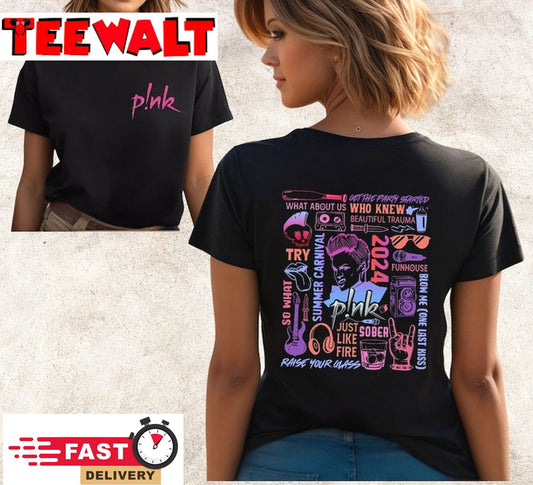 Music tour 2024, Pink On Tour Shirt, Pink Australian Lovers Shirt