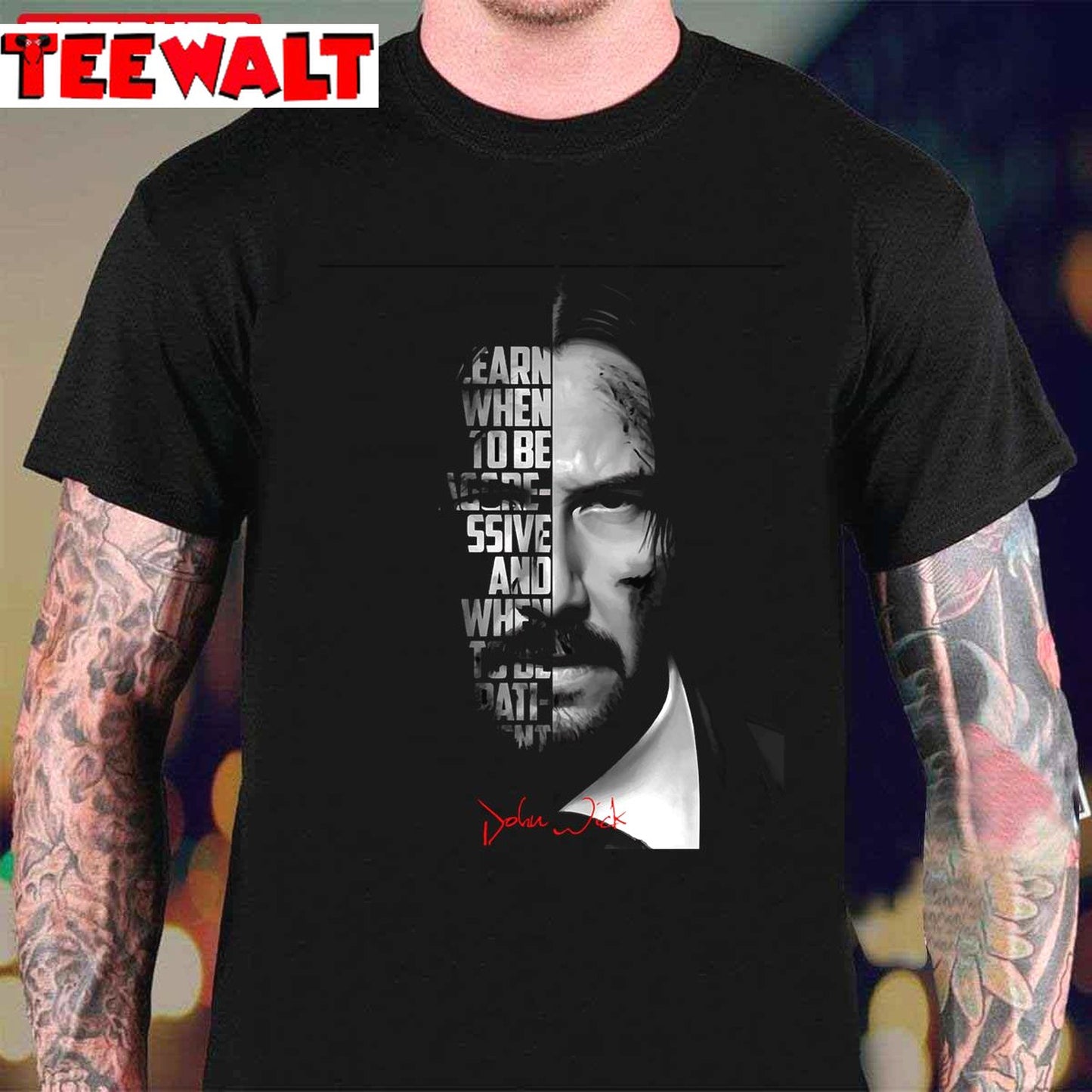 Black And White John Wick Quote Unisex Sweatshirt