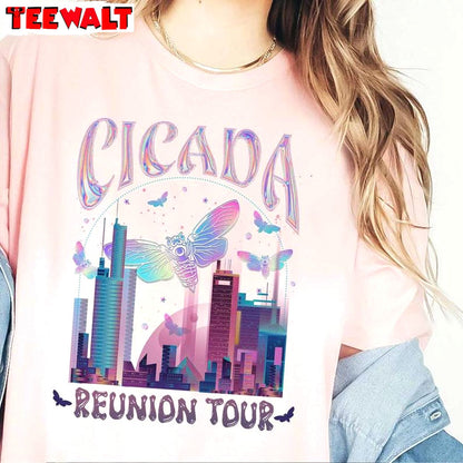 Cicadas Reunion Tour Shirt, Year Of The Cicadas Unisex Hoodie Short Sleeve