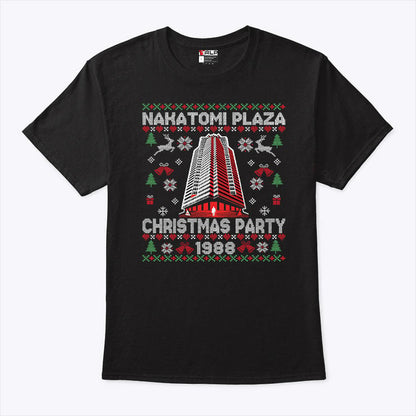 Nakatomi Plaza T Shirt Ugly Christmas