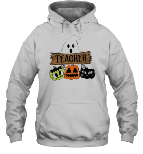 Halloween Teacher Black Cat Teacher T-Shirt