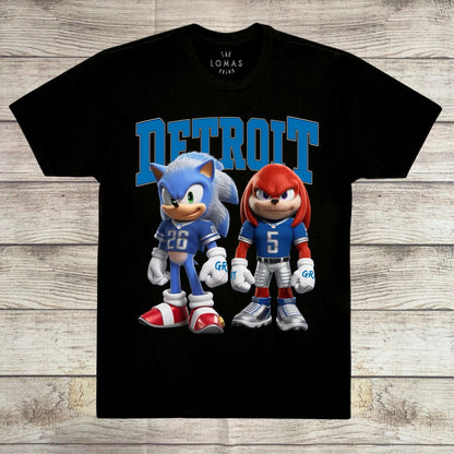 Sonic & Knuckles Detroit Football Fan For Kids & Adults