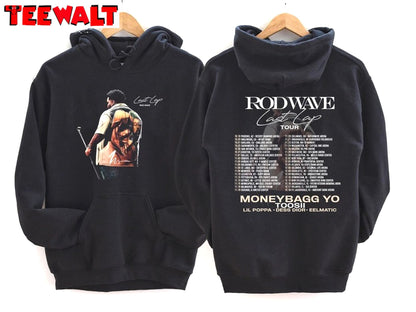 Rod Wave Last Lap Tour Hoodie, Long Sleeve Cotton, Crewneck Sweater, Gift For Family