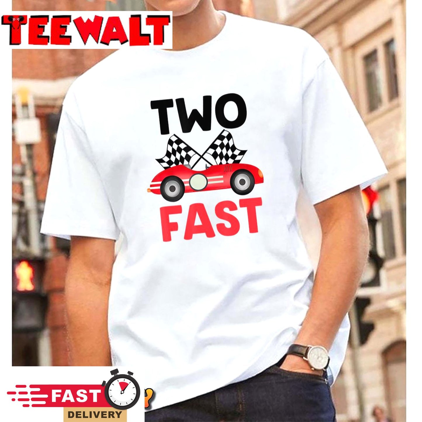 Two Fast Birthday Shirt 2 Fast 2 Curious Decorations 2nd T-Shirt