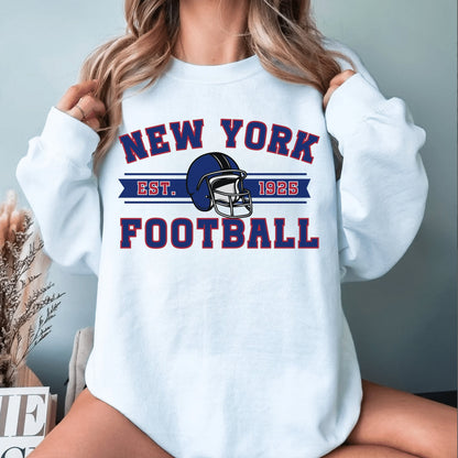 Giant Sweatshirt Vintage New York Football Crewneck Ny Fan Gift Shirt