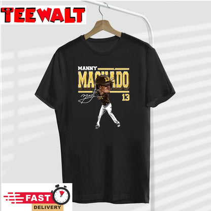 Carton Manny Machado Baseball Signature Trending Unisex T-Shirt