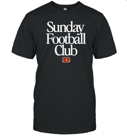 Discover the hottest Cincinnati Bengals Sunday Football Club T-Shirt