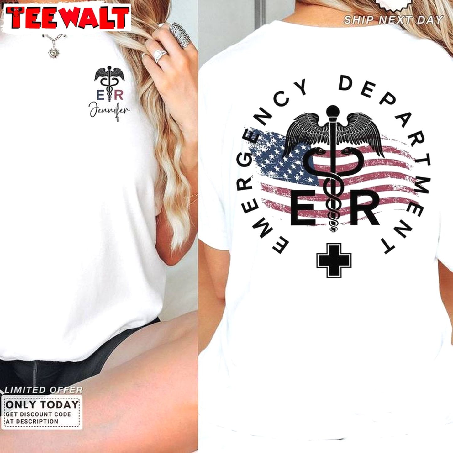 Limited 4th Of July Unisex Hoodie, Trendy Emergency Department 4th Of July