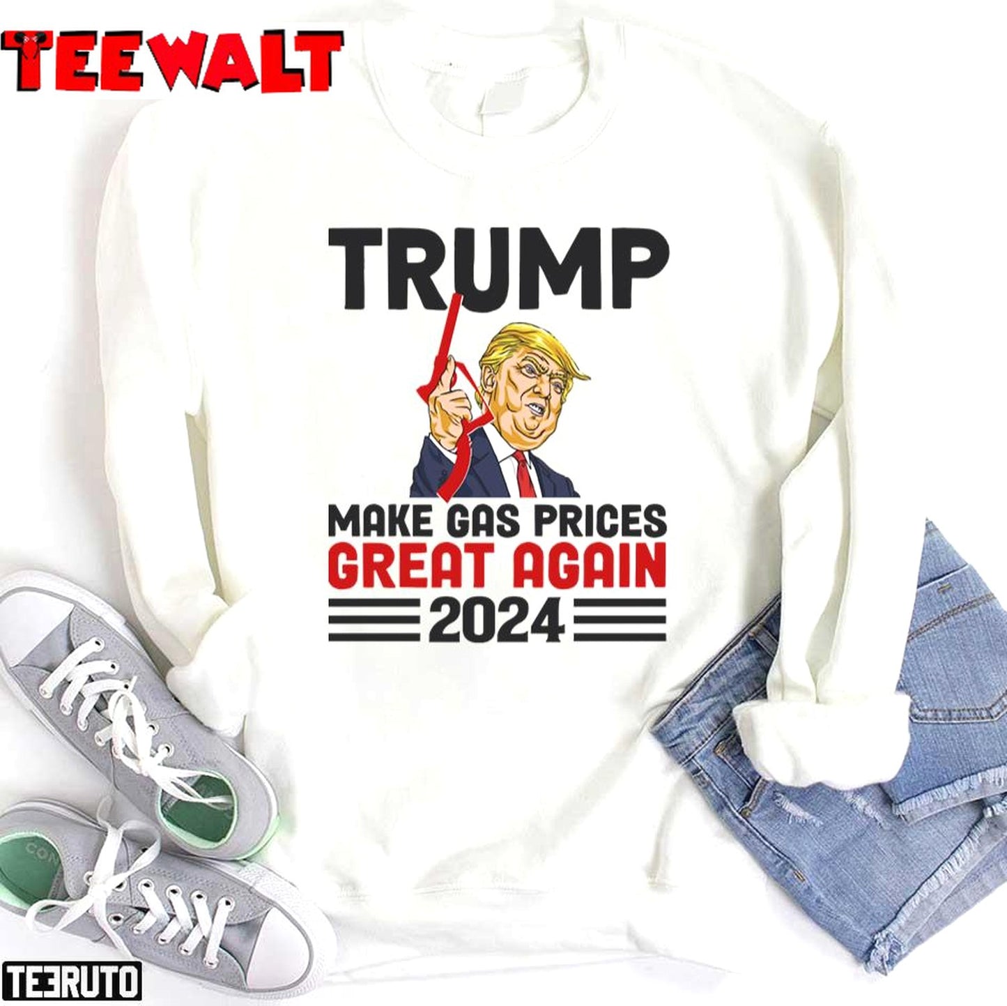 Trump Make Gas Prices Great Again Republican 2024 Unisex T-Shirt