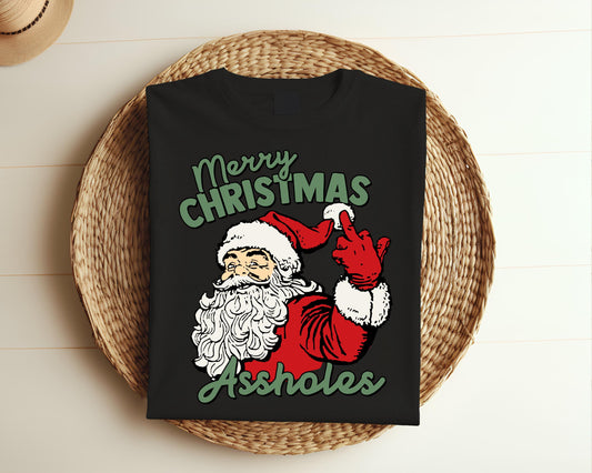 Funny Santa Merry Christmas Shirt For Holidays