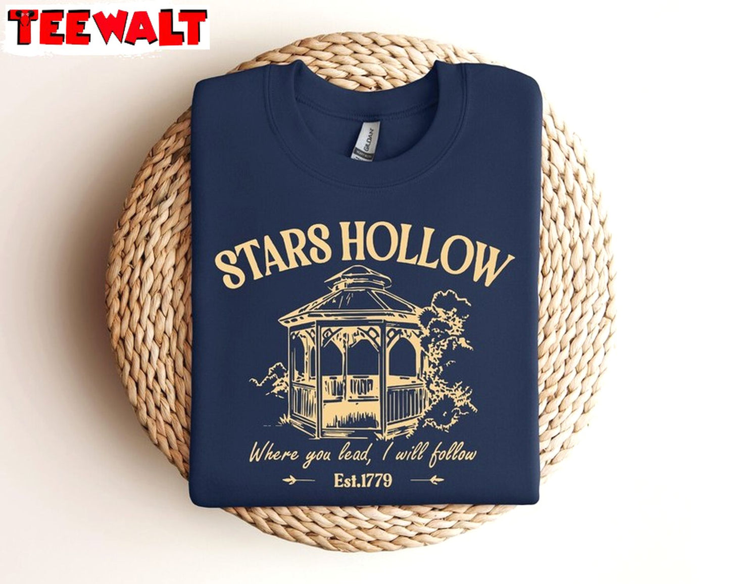 Stars Hollow Sweatshirt, Retro Where You Lead I Will Follow Shirt