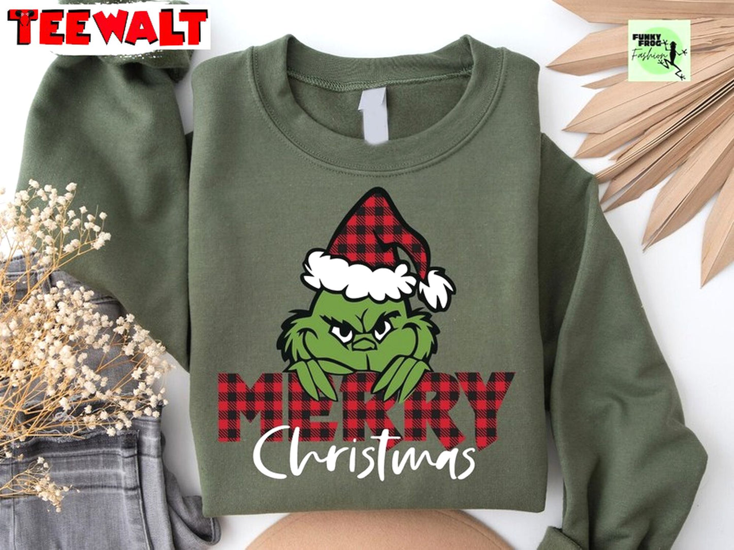 Funny Grinch Christmas Sweatshirt, Grinchmas Holiday Shirt