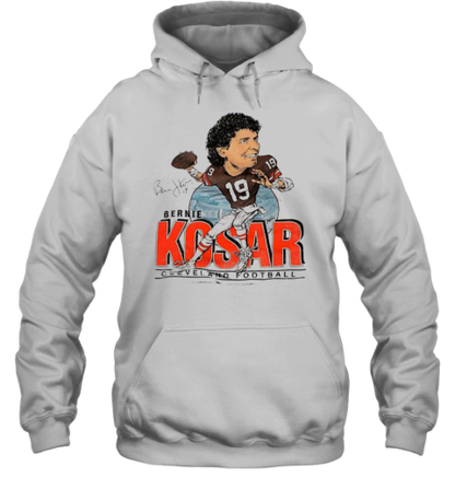 Bernie Kosar Cleveland Browns 19 Football Cartoon T-Shirt