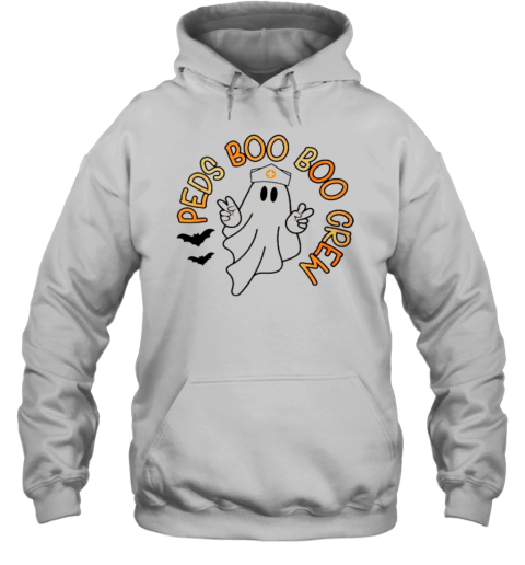 Halloween Nurse Peds Boo Boo Crew Pediatric Nurse Ghost Fall T-Shirt