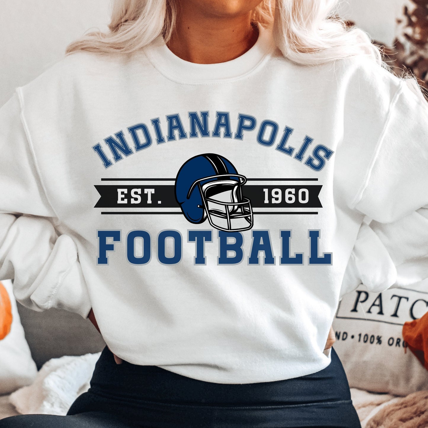 Indianapolis Football Vintage Crewneck Sweatshirt Hoodie T-Shirt