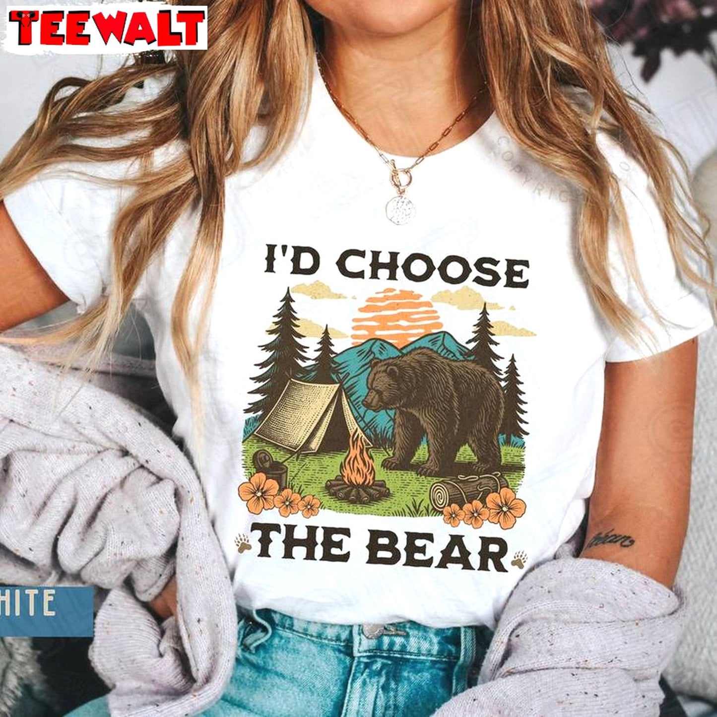 Limited Womens Rights T Shirt , Trendy I Choose Bear Shirt Long Sleeve