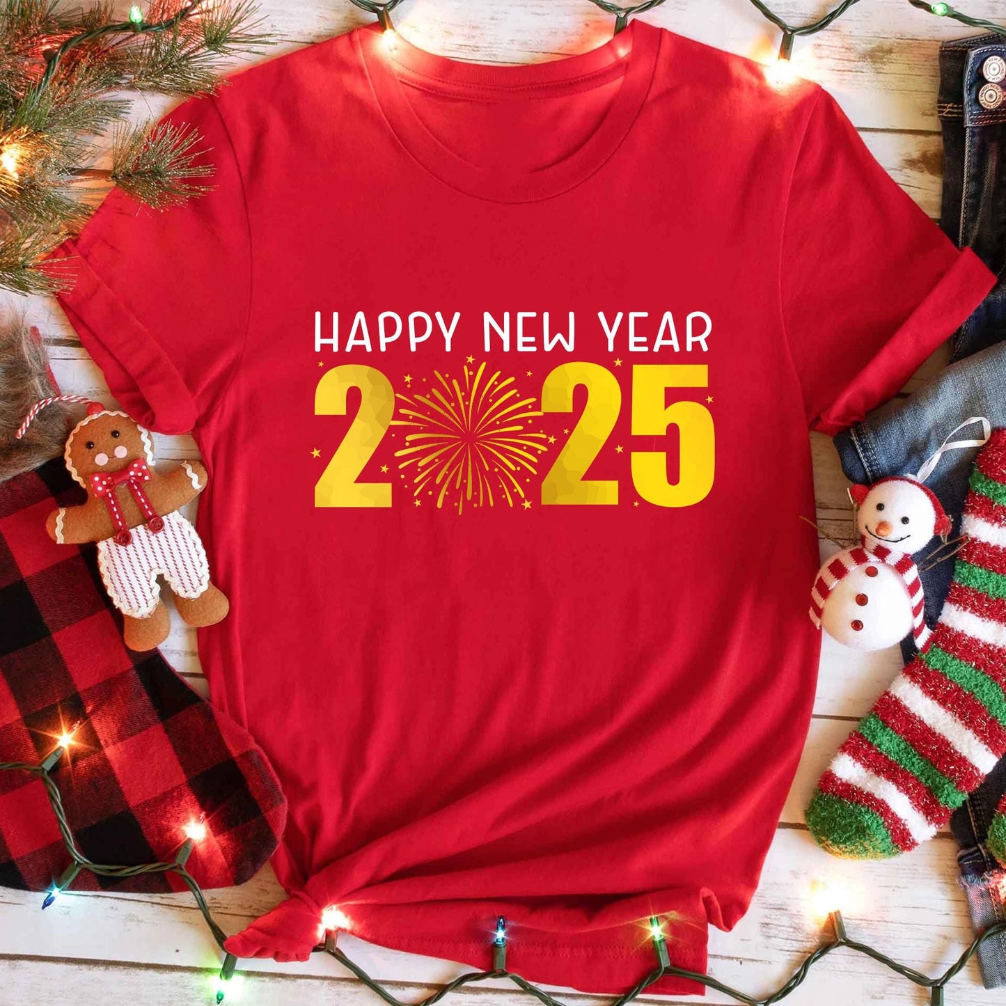 Happy New Year Custom Family Crew Shirt