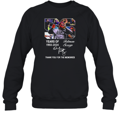 Fatman Scoop 56 Years Of 1968 2024 Thank You For The Memories T-Shirt