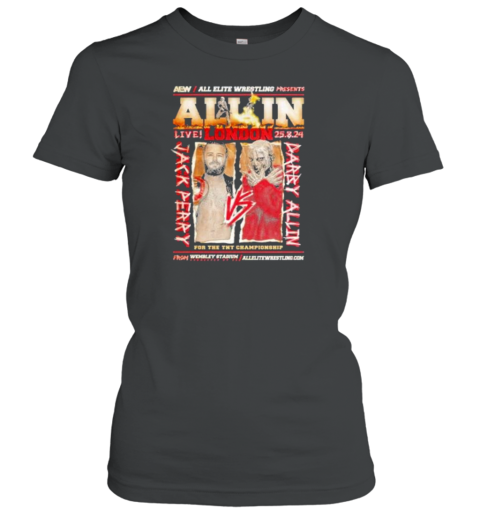 Aew All In 2024 Matchup Jack Perry Vs Darby Allin T-Shirt